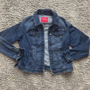 guess navy denim jacket